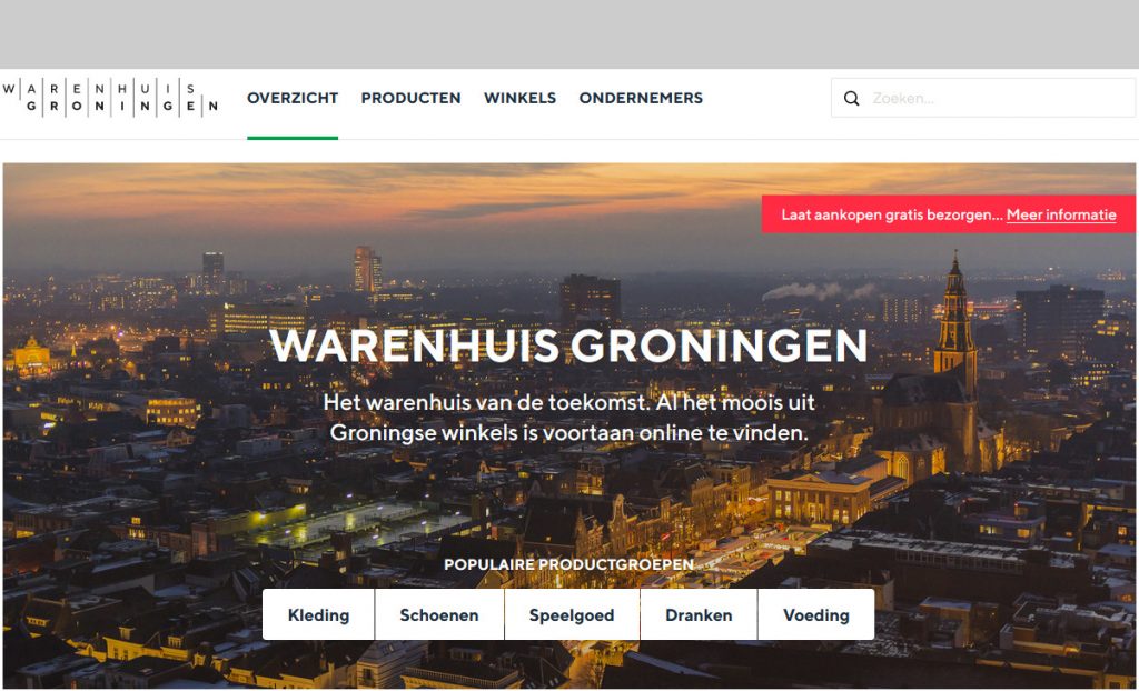 Lokale winkeliers Groningen verenigen zich op online warenhuis 1 1024x622