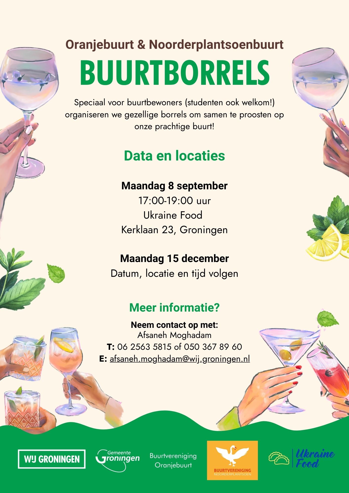 Buurtborrel 8 september Ukraine Food
