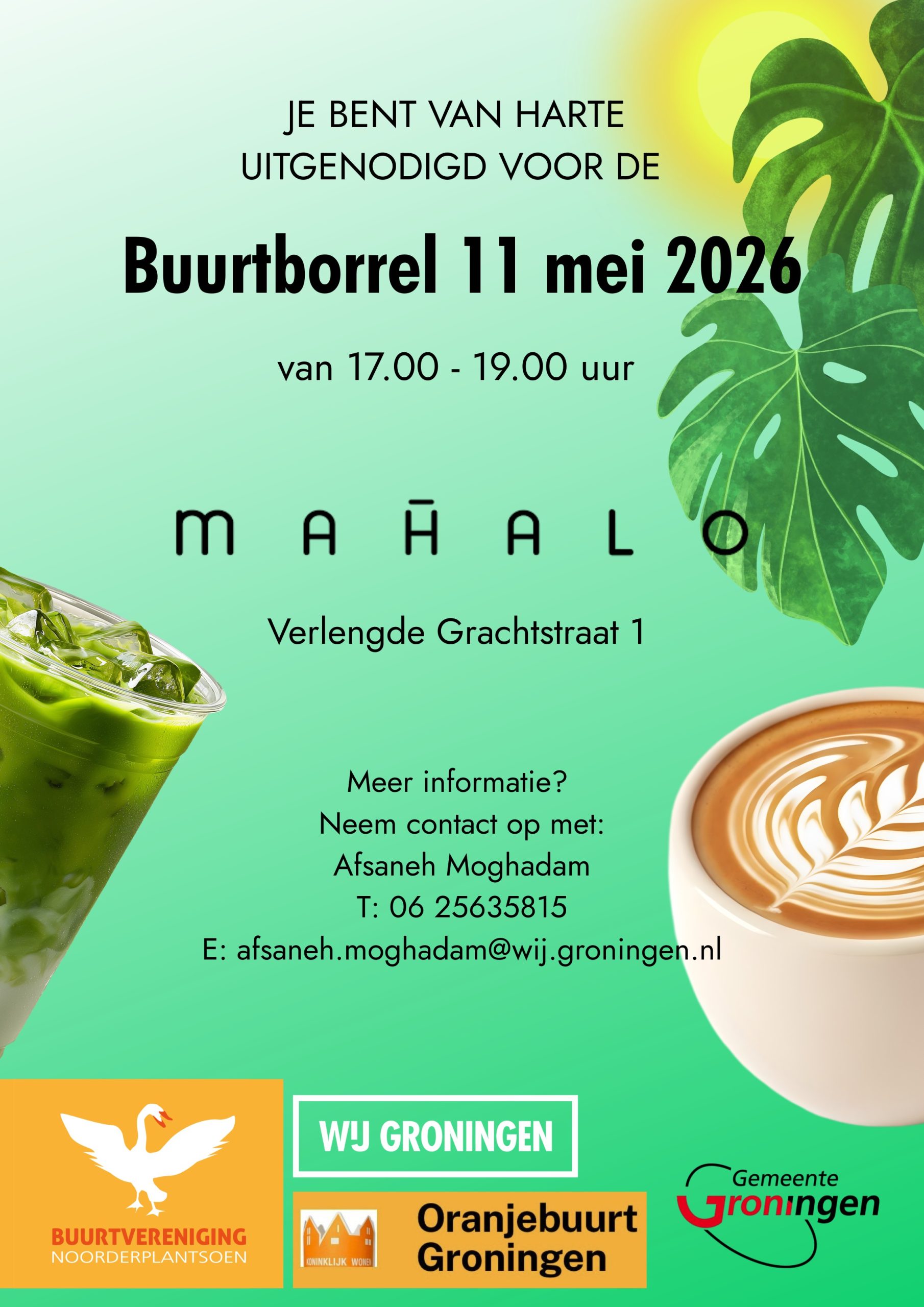 Komende Buurtborrel Noorderplantsoenbuurt