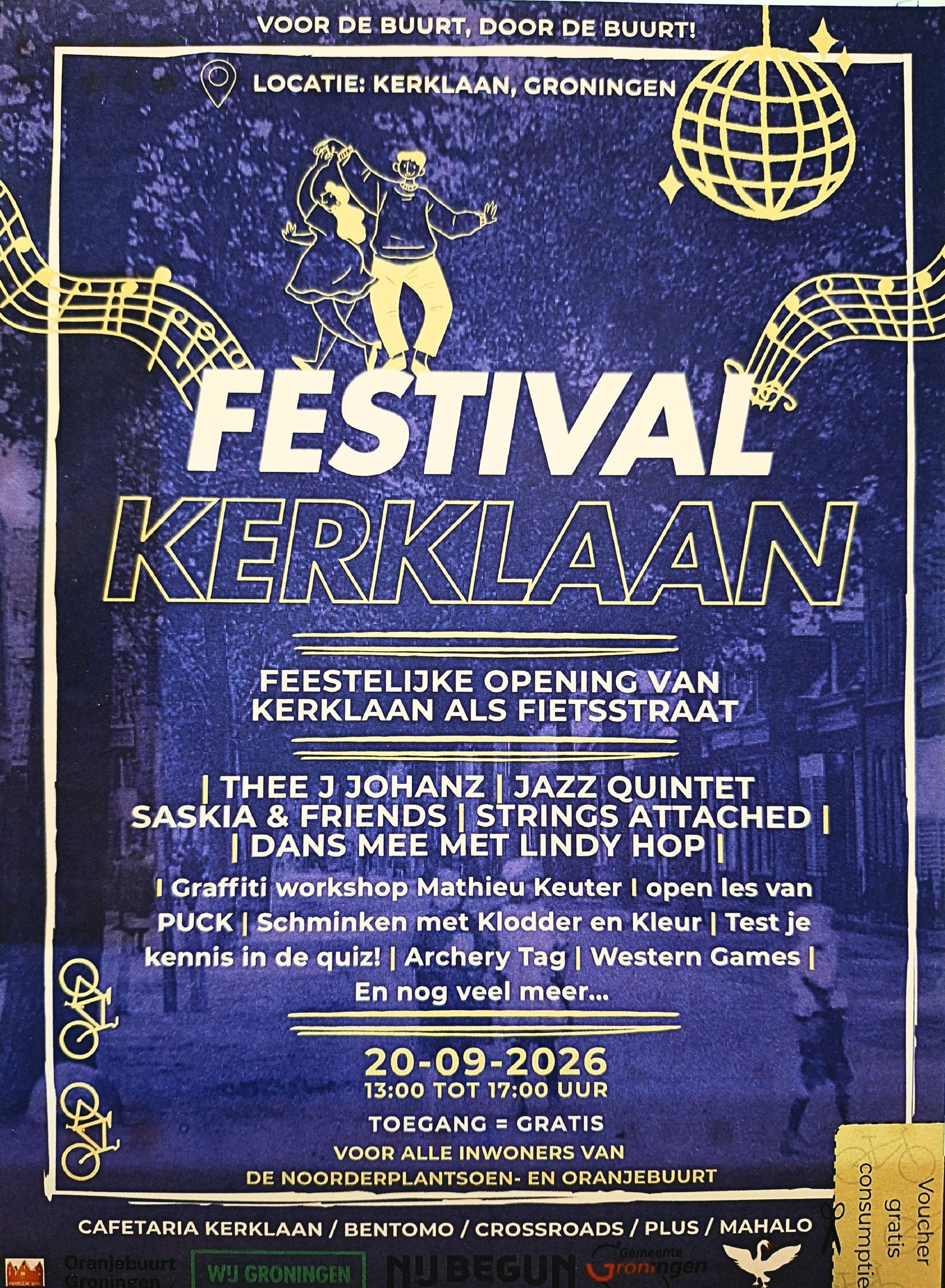 Feestelijke ingebruikname Kerklaan als Fietsstraat op 20 september